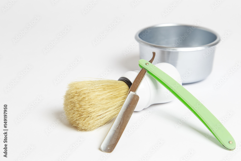 Accessori da Barbiere per rasatura Stock Photo | Adobe Stock
