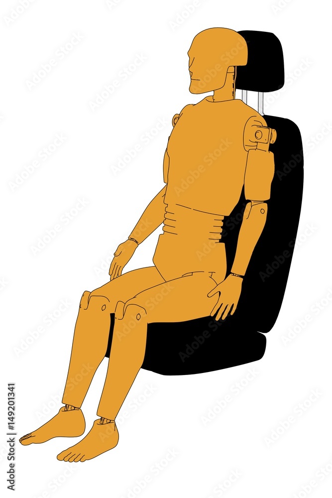 2d cartoon illustration of crash test dummy 2d cartoon illustration of crash test dummy