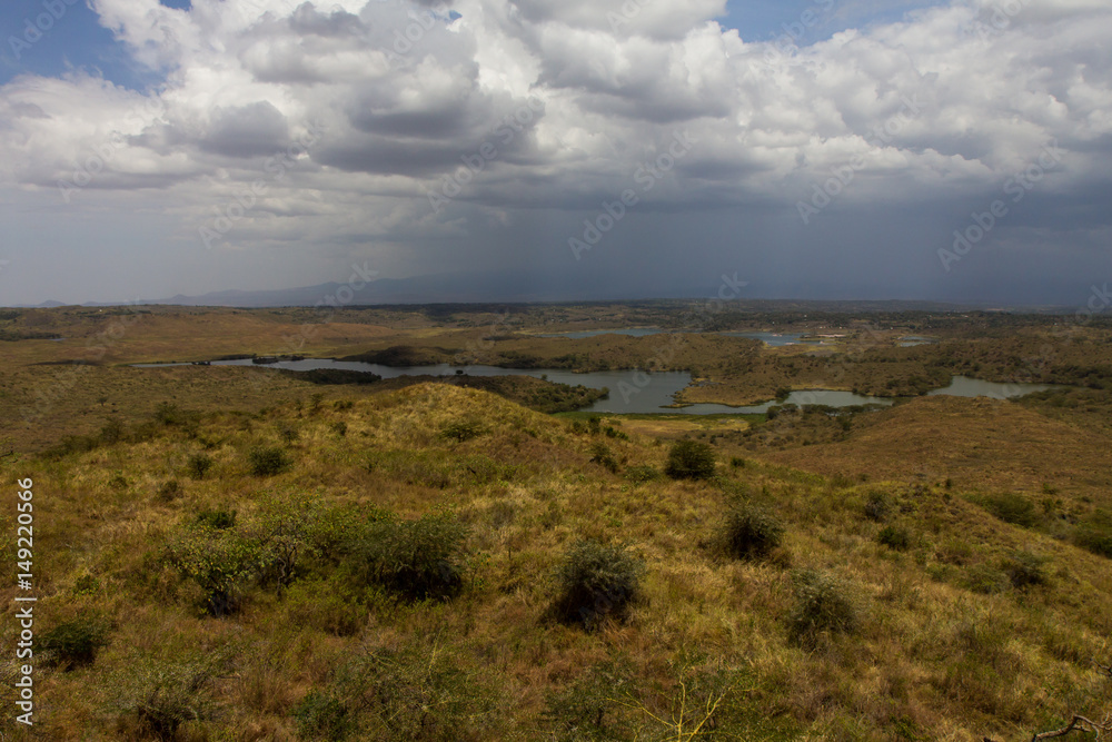 Lake in safari in Tanzania