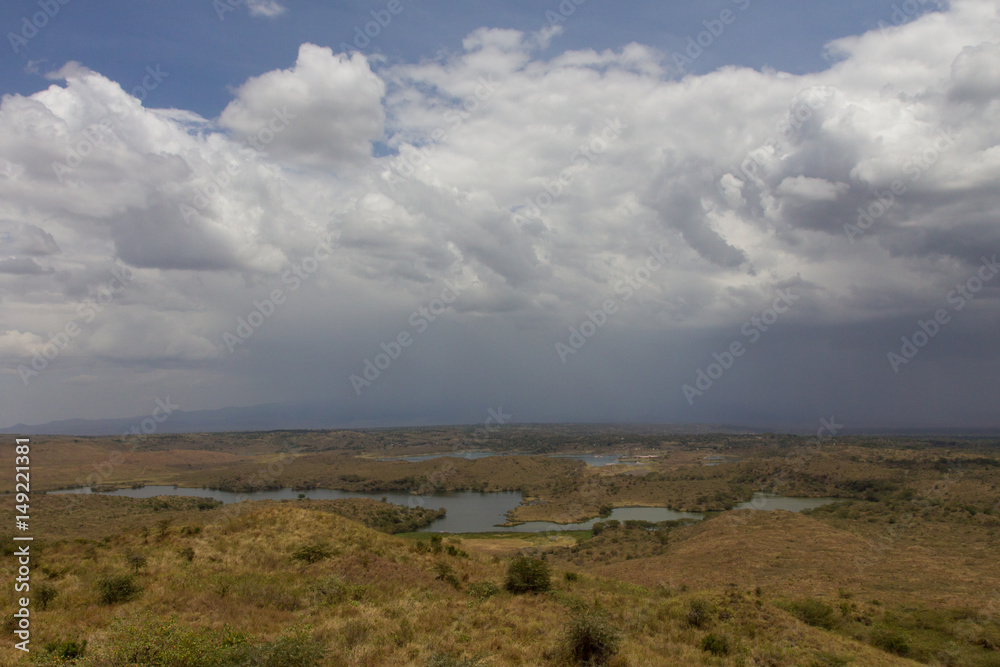 Lake in safari in Tanzania