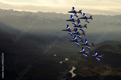 Obraz na płótnie Aerobatic team