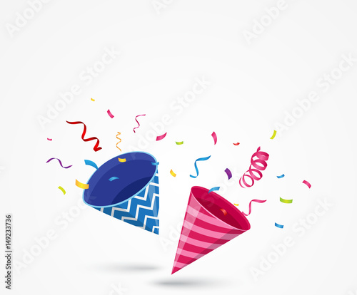 Exploding party popper 