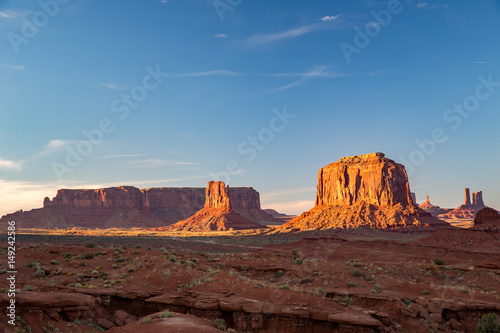 Landscape in Monument Valley.