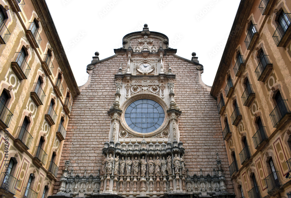Obraz premium Montserrat montaña rocosa, Virgin de montserrat Barcelona