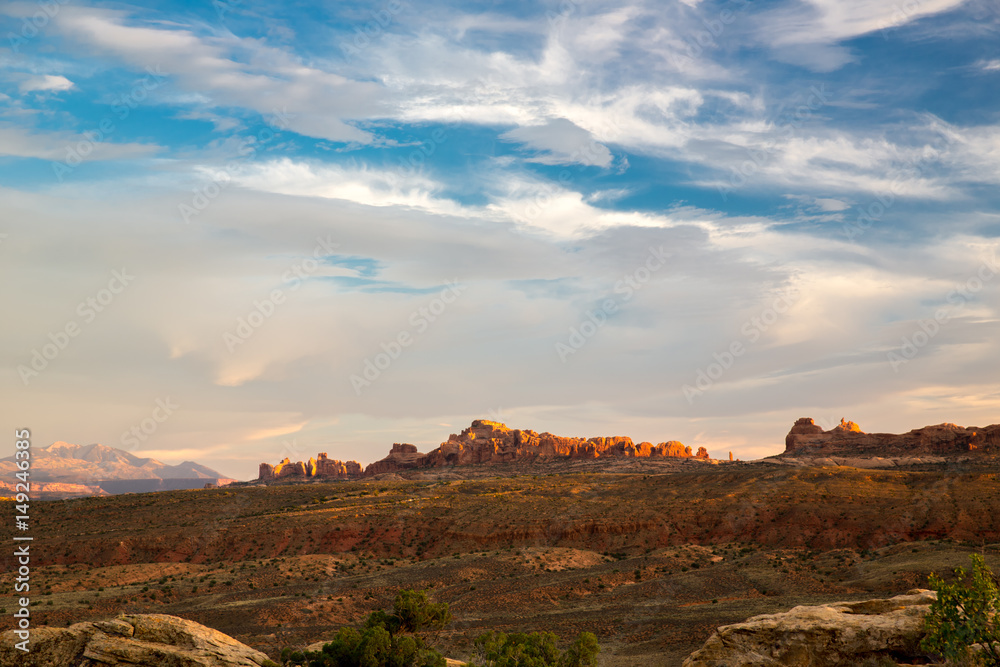 Fototapeta premium Delicate Arch at sunset in Arches National Park, Utah, USA.