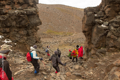 Track on Kilimanjaro on the Machame Route Whiskey. 3 day