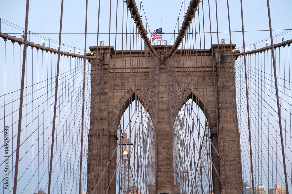 Obraz premium Stilt of Brooklyn Bridge