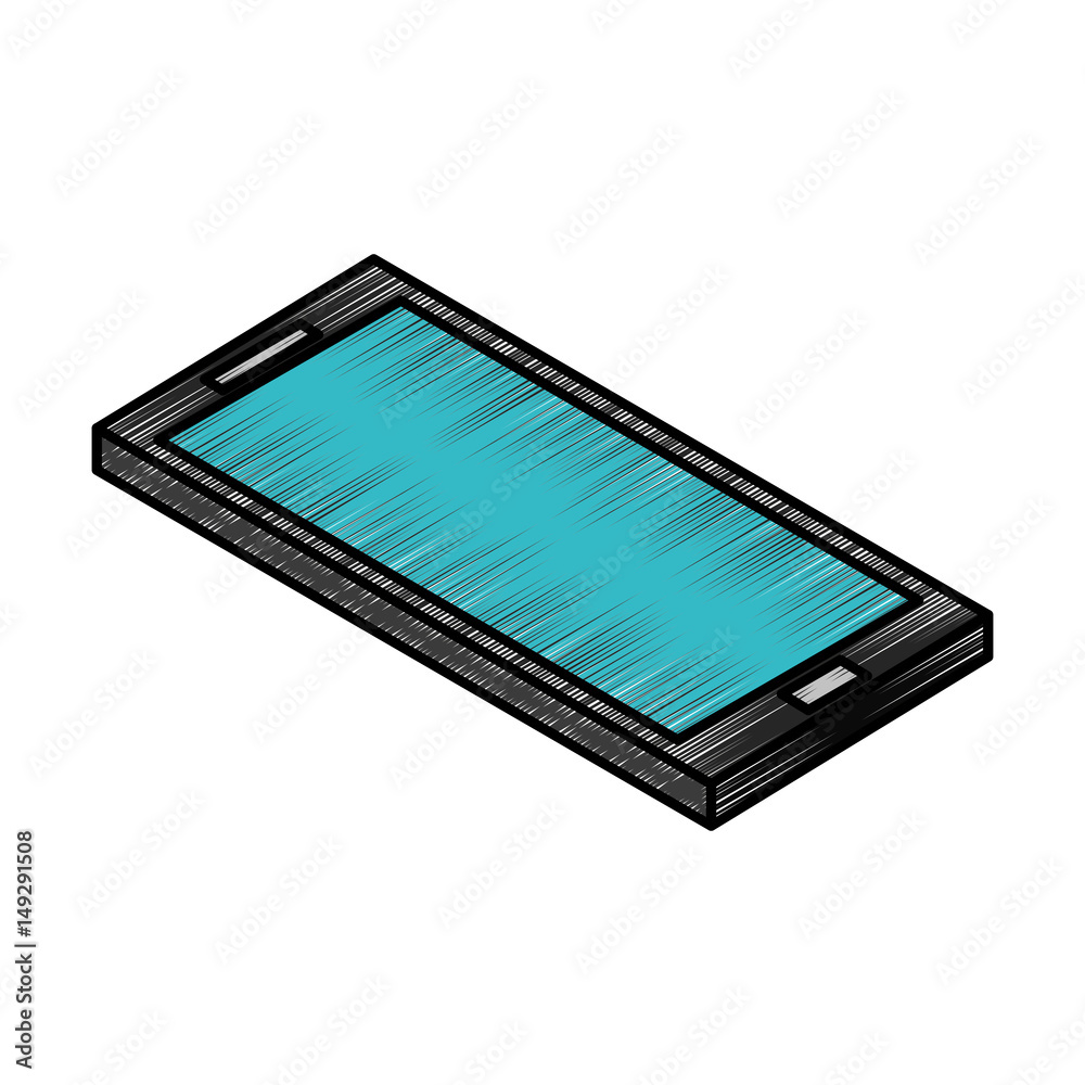 smartphone device isometric icon vector illustration design smartphone device isometric icon vector illustration design