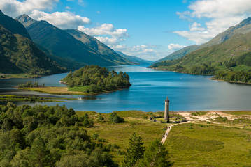 Keuken achterwand Glenfinnanviaduct Monument van Glenfinnan bij Loch Shiel  © David