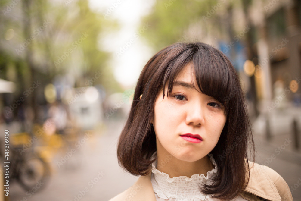 Obraz premium 笑顔が可愛い 女性