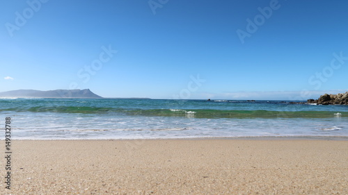 Rolling Waves on the Beach front in South Africa