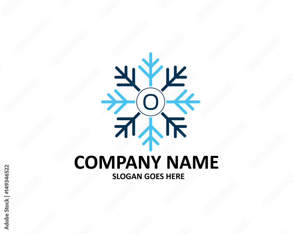 O Snow Letter Logo