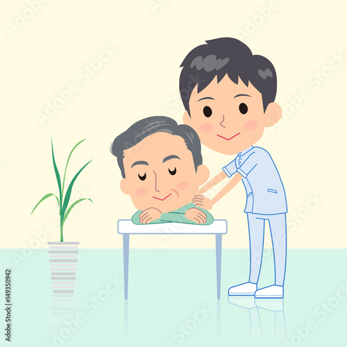 chiropractor man massage