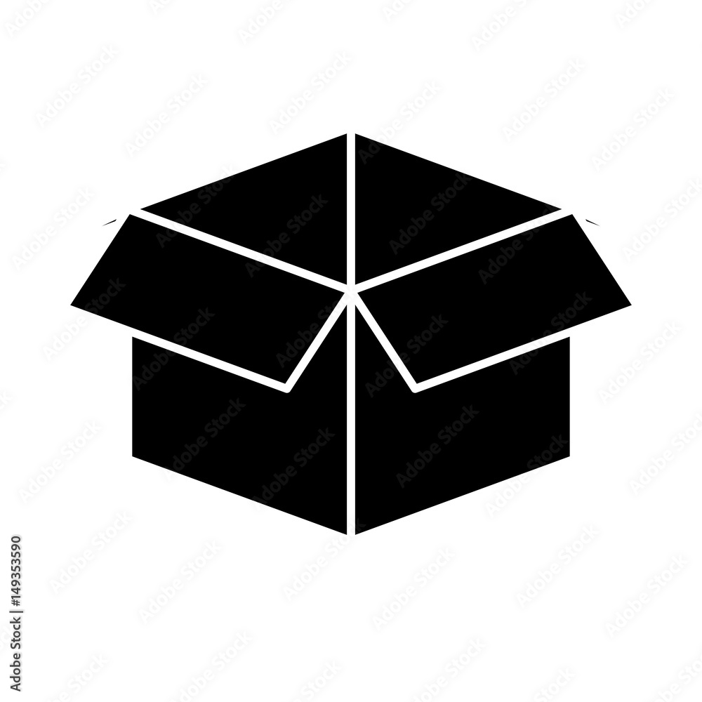 carton box icon over white background. vector illustration carton box icon over white background. vector illustration