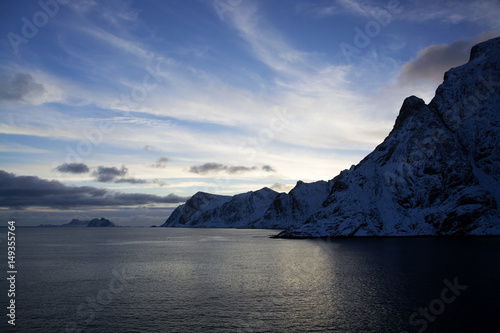 Sonnenuntergang bei A, Norwegen