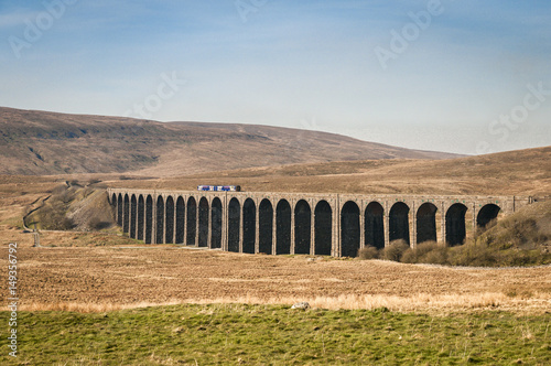 Ribblehead Viaduct in Rbblesdale,North Yorkshire,England