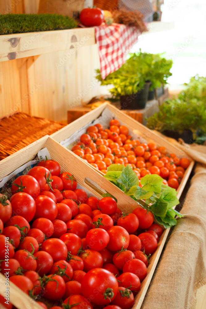 Tomato in the market