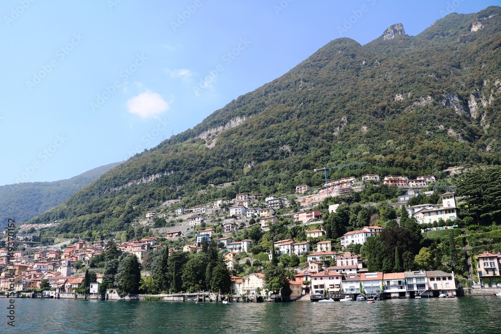 Fototapeta premium Cernobbio at Lake Como, Lombardy Italy 