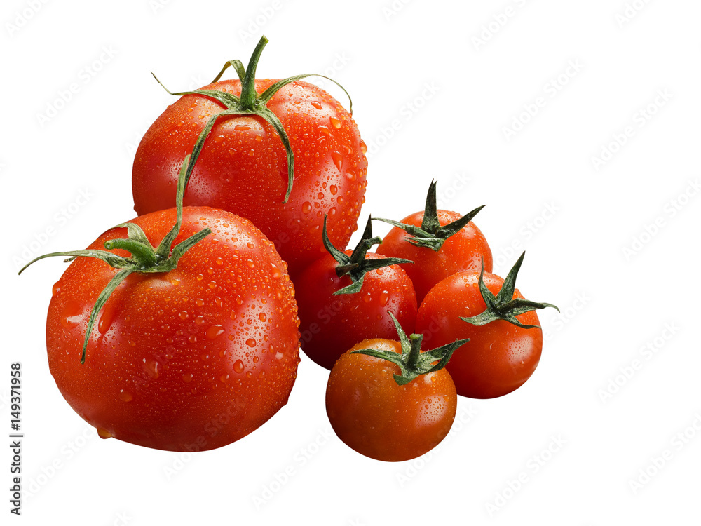 Tomato Isolated on white background