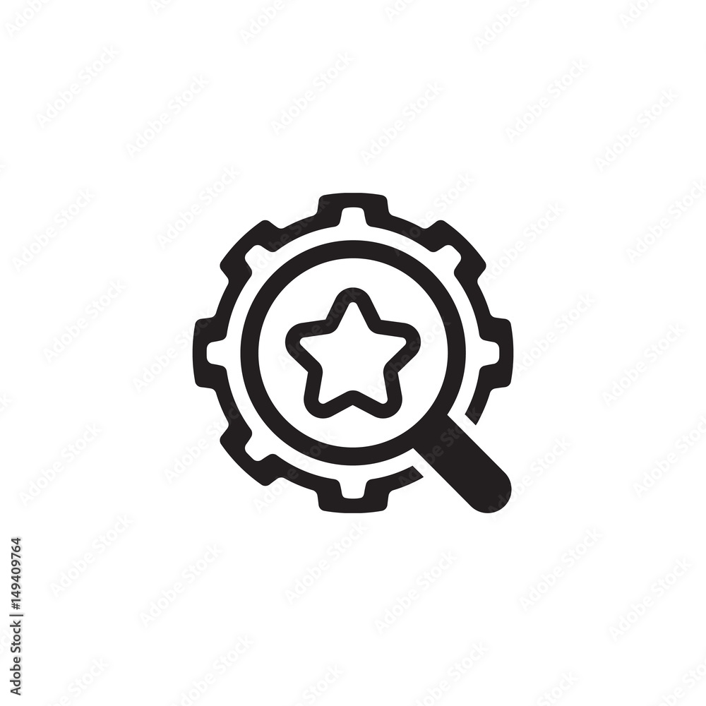 Search Optimization Icon. Flat Design. Search Optimization Icon. Flat Design.