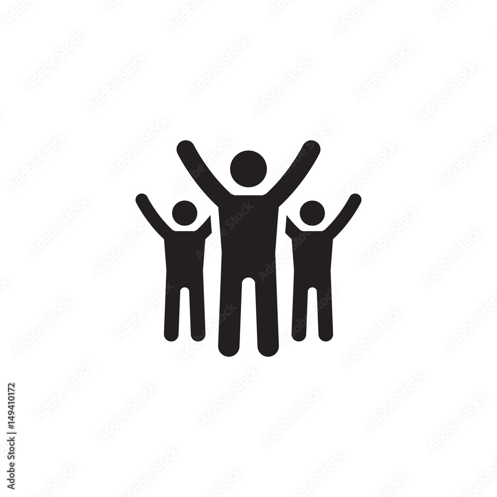 Success Icon. Business Concept. Flat Design. Success Icon. Business Concept. Flat Design.