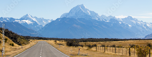 Принти на полотні Route Richtung Mount Cook