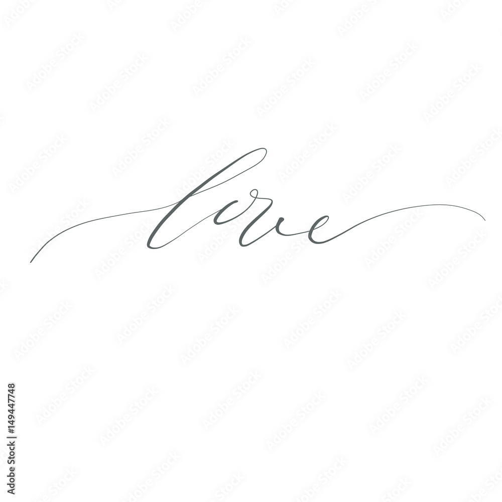 Love Calligraphy Love Calligraphy