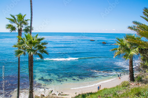 Fototapeta Naklejka Na Ścianę i Meble -  Laguna Beach, Orange County, Southern California Coastline 