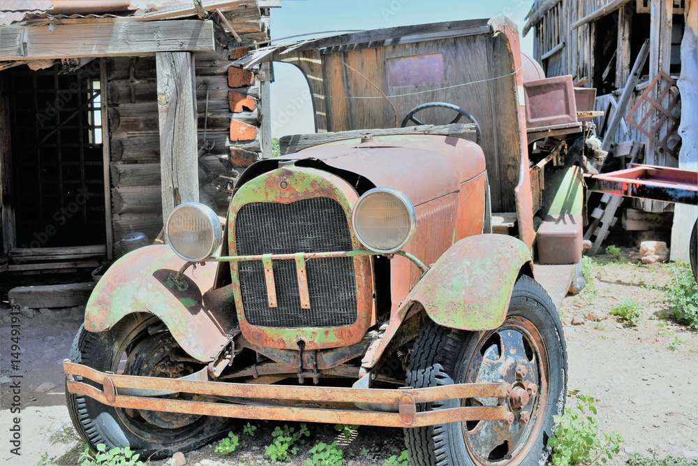 Fotografie Rusted Old Junker Truck