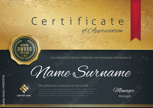 certificate template with luxury pattern,diploma,Vector illustration 
