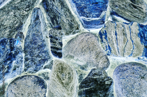 Cold blue rocks