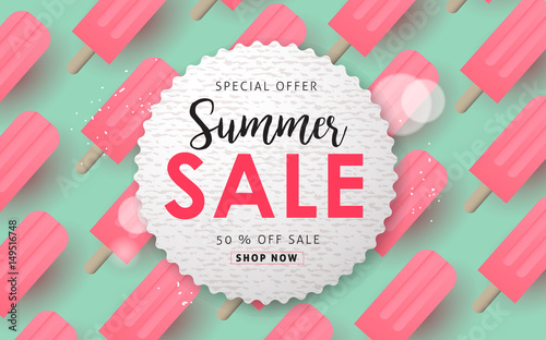 Summer sale background layout for banners,Wallpaper,flyers, invitation, posters, brochure, voucher discount.Vector illustration template.