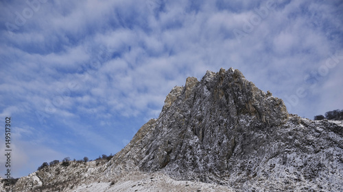 Snow on the peak