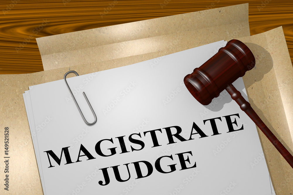 Magistrate Judge concept Magistrate Judge concept