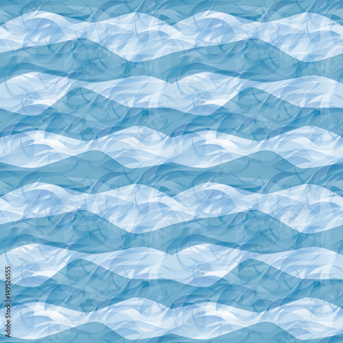 Sea seamless pattern, vector illustration