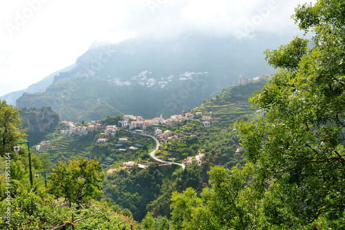 Ravello  Amalfi Coast  Italy - green hills view