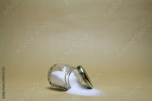 Salt Spilling from Jar