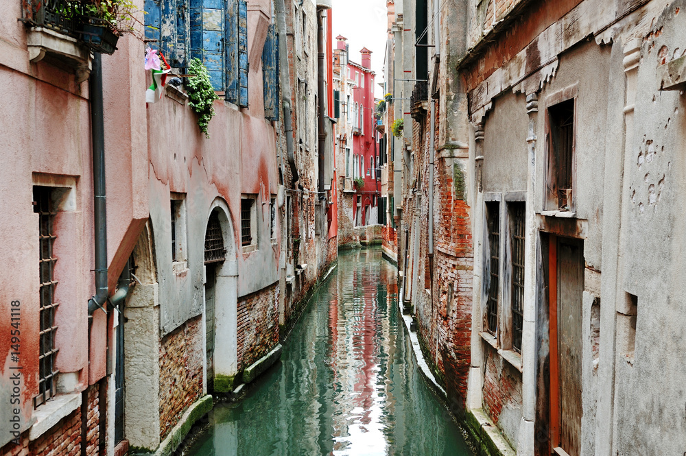 Venice, Italy - picturesque view of a canal