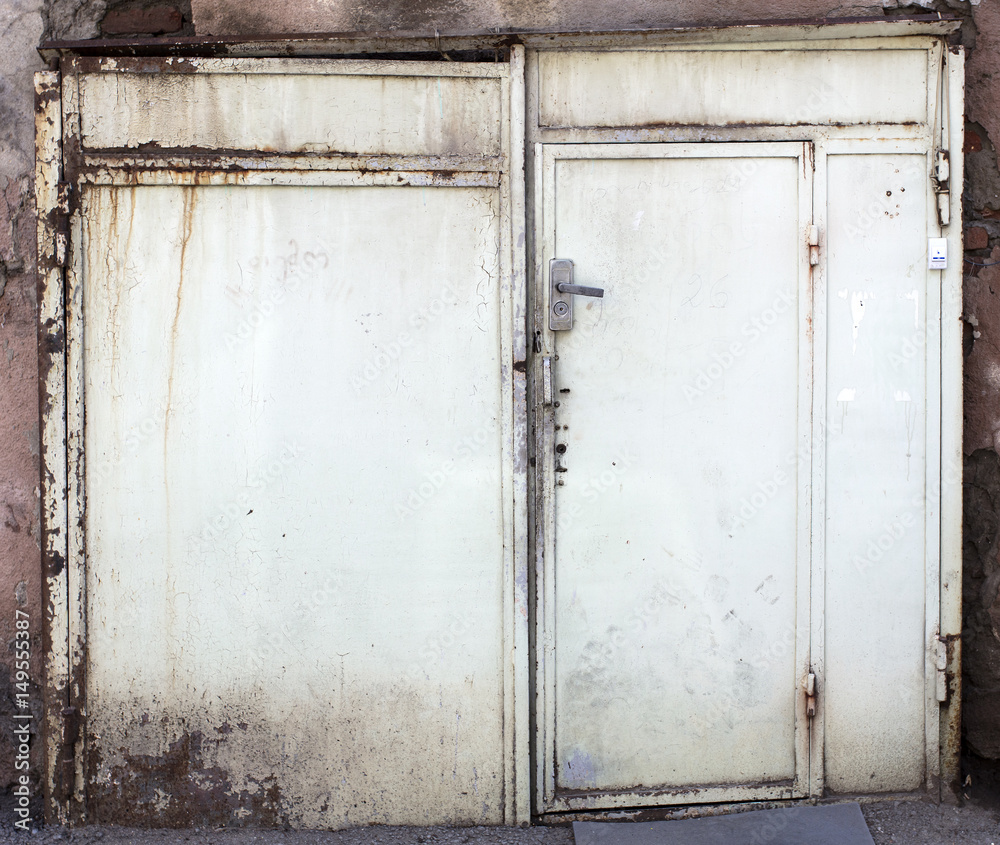 old metal door old metal door