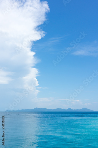 beautiful landscape of clouds and blue sky