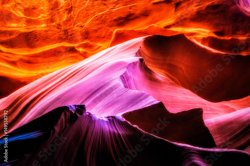 The Waves of a Stone Sea in Antelope Canyon