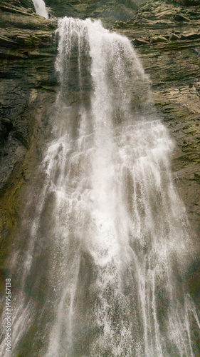 The waterfall of Sorrosal in Broto  Huesca