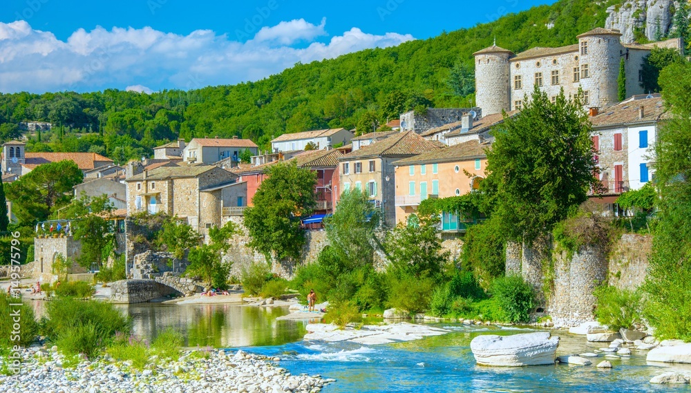 Vogüé en Ardèche, France