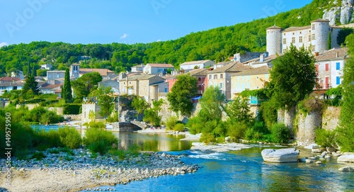 Fototapeta Naklejka Na Ścianę i Meble -  Vogüé en Ardèche, France