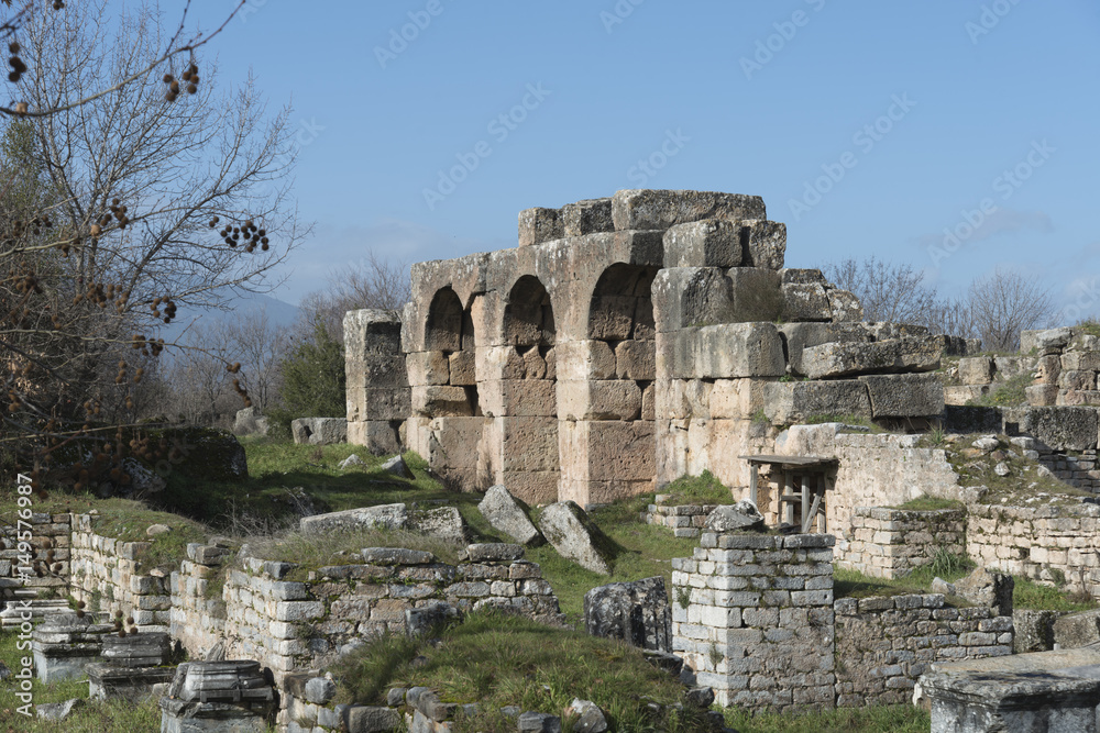 Ancient city Aphrodisias ruins Aydin/Turkey.