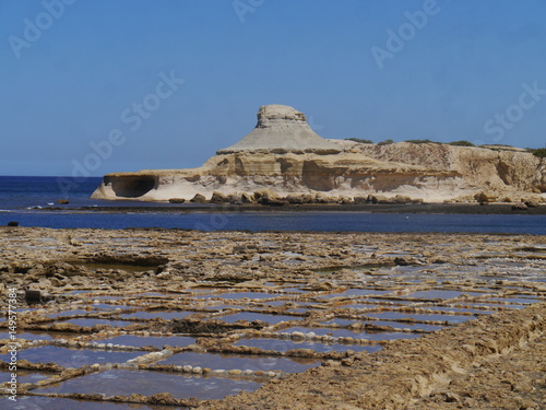 Marsalform salt pans (Gozo) photo