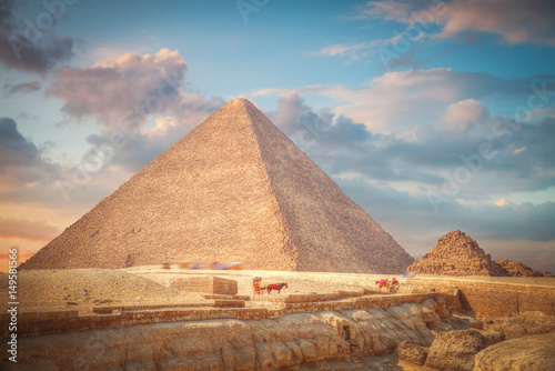  pyramids of Giza  in Egypt.