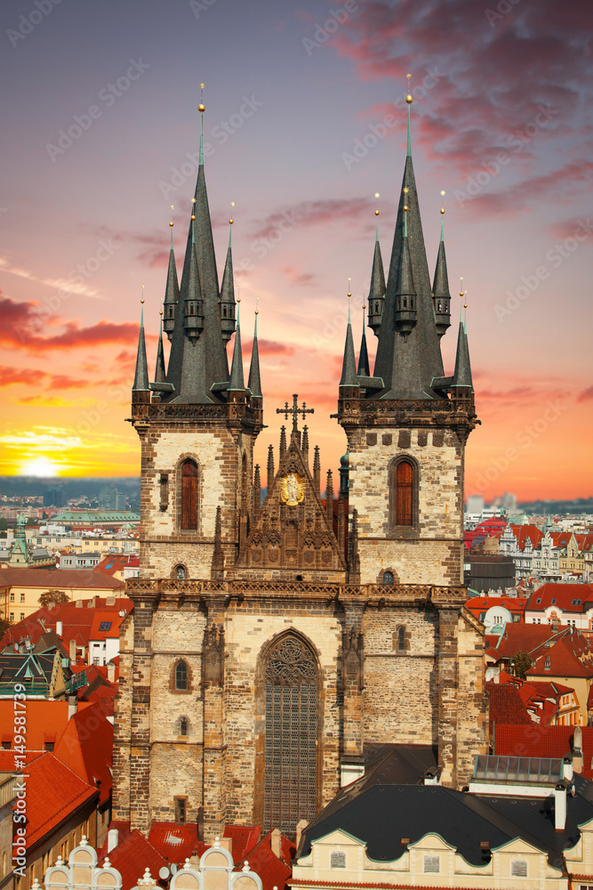 Fototapeta premium Tyn Church.