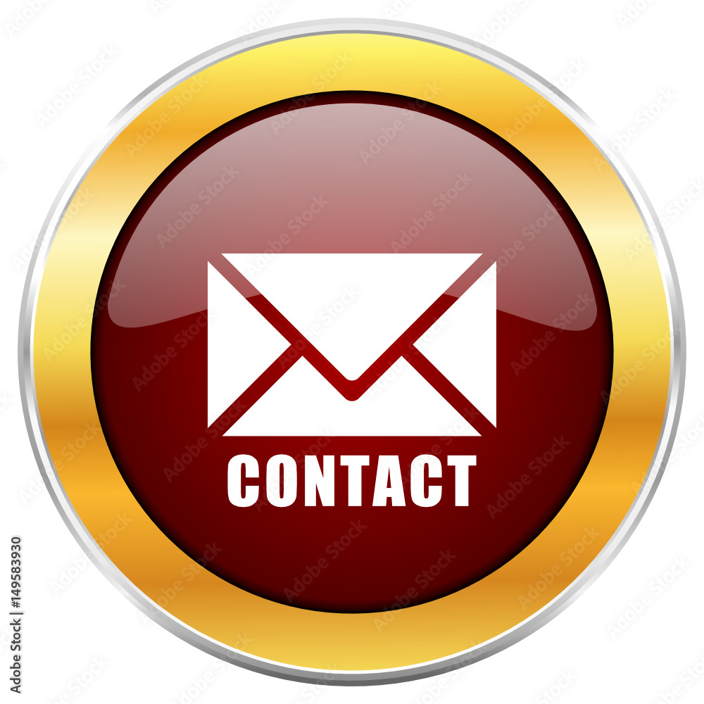 Email red vector icon with golden border isolated on white background.
Email red vector icon with golden border isolated on white background.