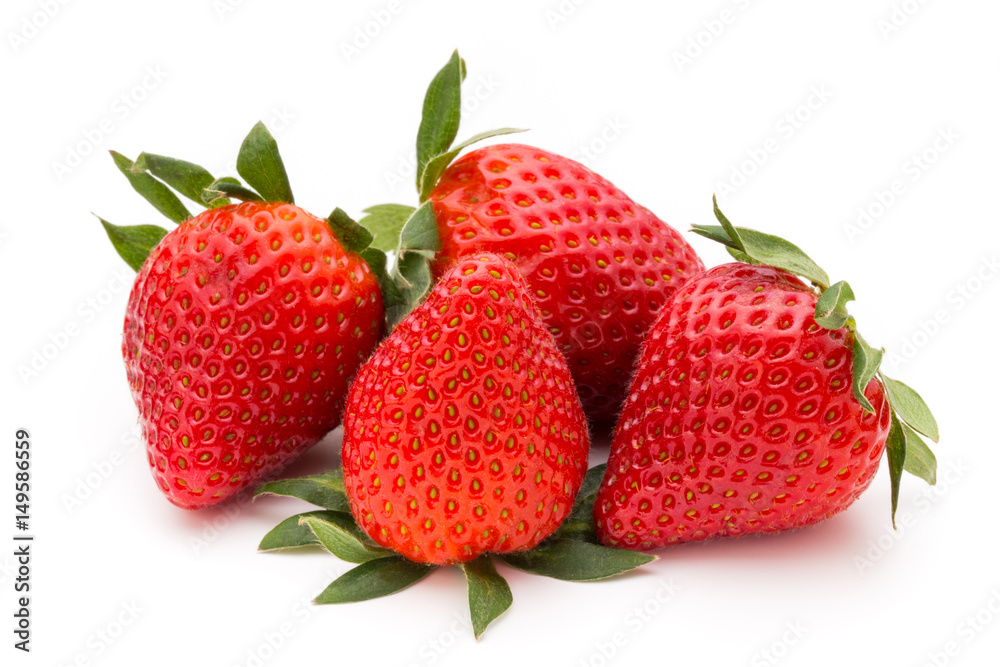 Strawberry isolated on white background. Fresh berry. Strawberry isolated on white background. Fresh berry.